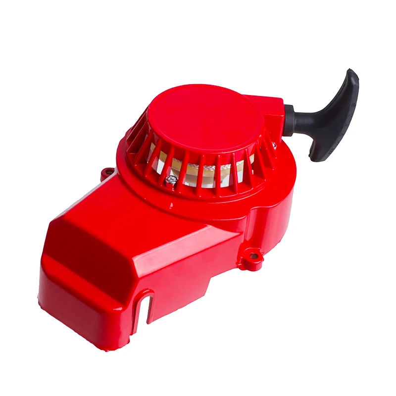 Minimoto Easy Pull Starter For 2 Stroke 47cc 49cc Engine Pocket Bike Mini Moto Dirt Crosser Kids ATV Quad: Red