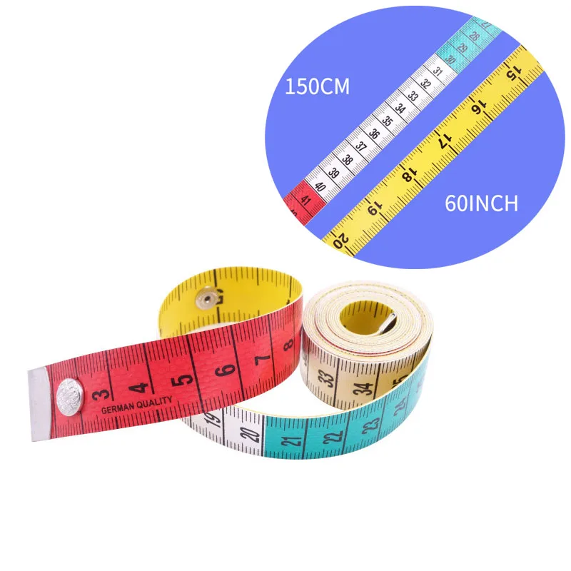 150Cm Zacht Naaien Liniaal Meter Dubbelzijdig Naaien Meetlint Body Meten Kleding Liniaal Kleermaker Meetlint Maat Naaisets