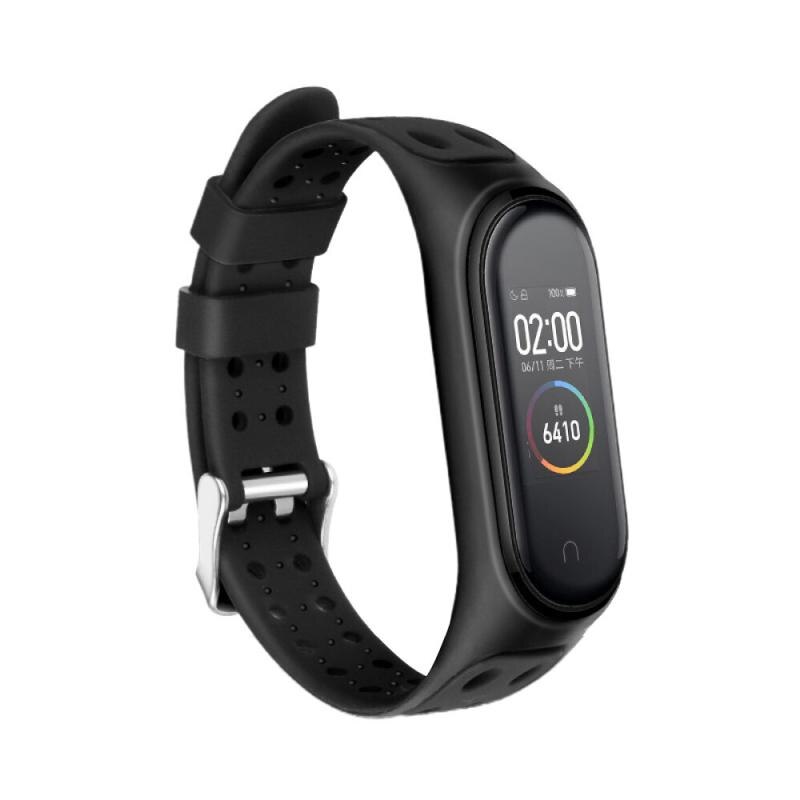 8 Stijlen Band Voor Xiaomi Mi Band 5 Siliconen Roze Vervanging Polsband Armband Horlogeband Voor Xiomi Mi Band: 01