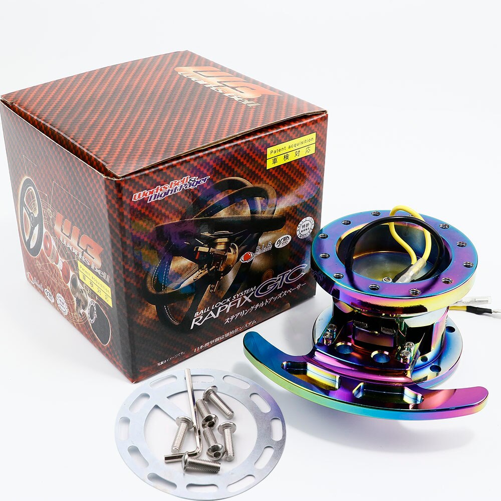 High WORKS BELL GTC Tilt Racing Steering Wheel Quick Release Hub Kit Adapter Body Removable Snap Off Boss Kit