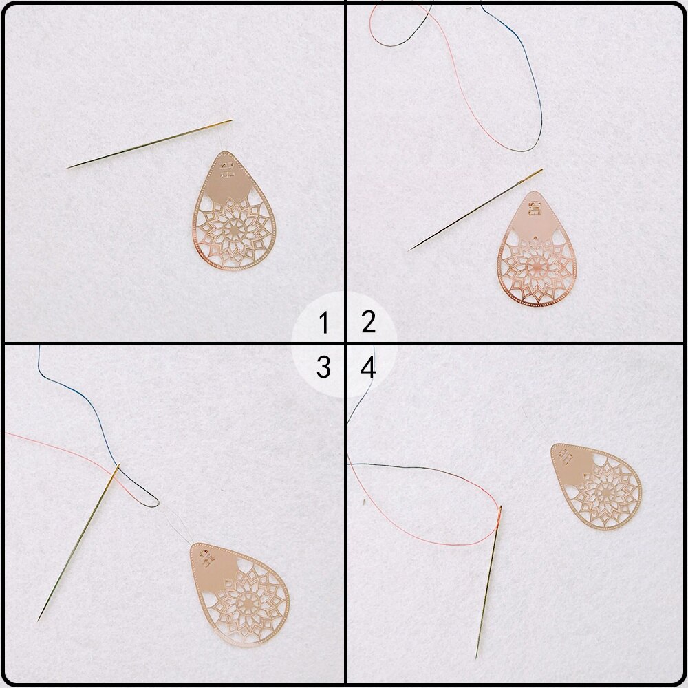 1/3/5Pcs Wire Loop Needle Threader Metal Needle Threading Stitch Insertion Tools for Sewing Cross Stitch Embroidery Needlework