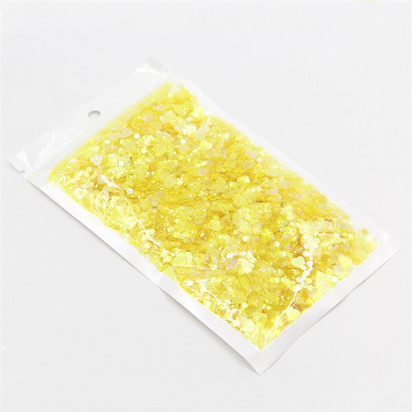 30G Pailletten Vulling Voor Clay Crystal Lijm Telefoon Geval Diy Handgemaakte Craft Decoratie: 6-yellow