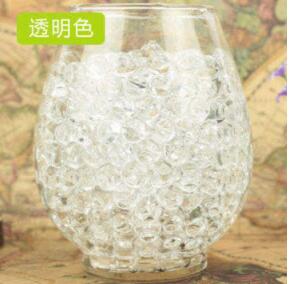 ¡Venta! Bola de Gel de cuentas de agua de suelo de 100 piezas para el barro de flores, Bolas Mágicas de gelatina, plantas florales, verduras, hogar decoración: 11