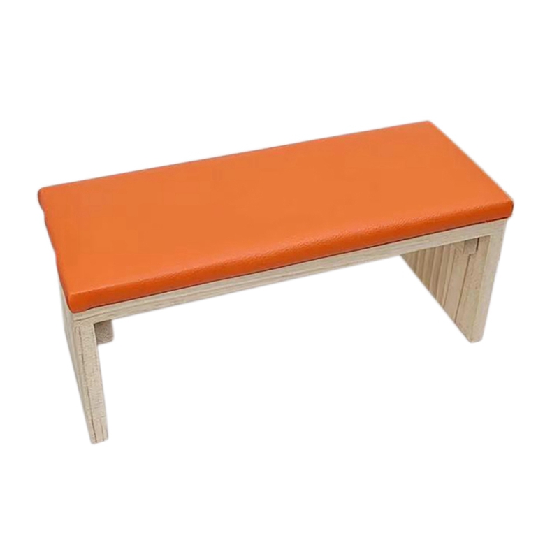 Nail Hand Kussen Pu Lederen Handsteun Kussen Arm Rest Nail Art Stand Hand Rest Voor Nail Salon Manicure Tafel: Oranje