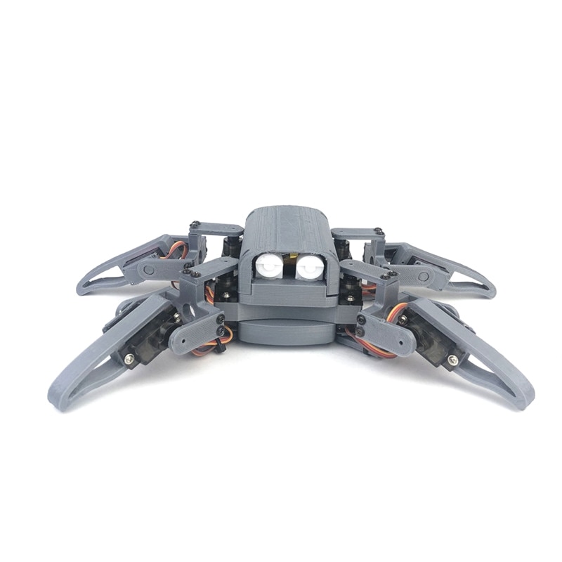 Viervoetige Spider Robot Mg90S Kit Maker Onderwijs WIFI Kan Telefoon Controle