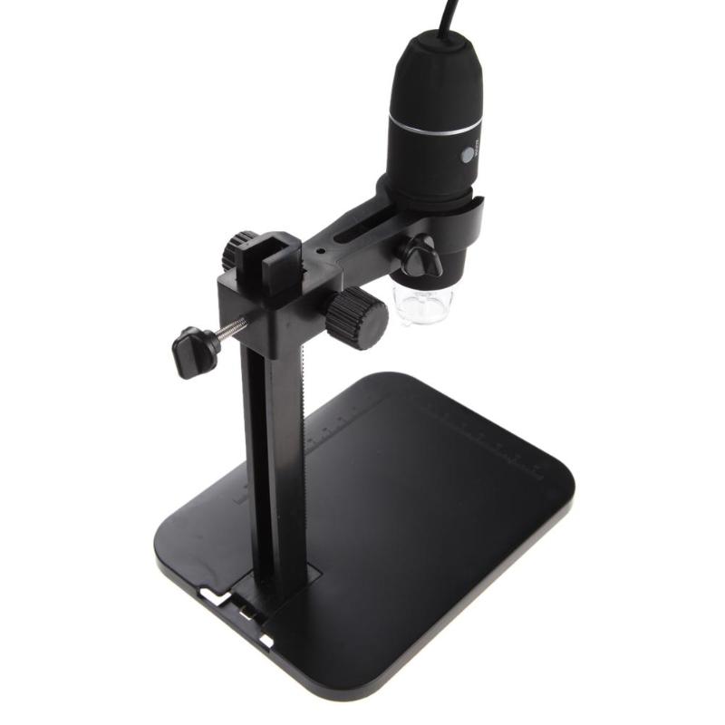 Microscopio Digital USB 1000X 800X 8 LED 2MP, endoscopio electrónico con Zoom, lupa de cámara + soporte de elevación, herramientas