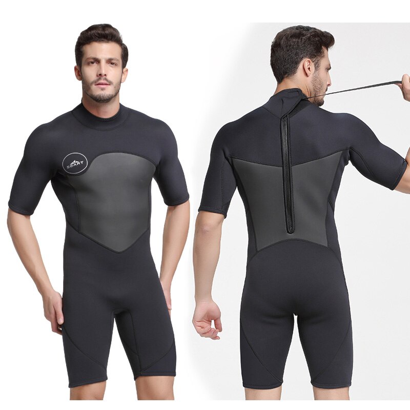 Traje de neopreno para hombre 2mm traje de buceo de para adultos jóvenes protección UV una pieza de buceo térmico Snorkeling trajes: 1069A / L
