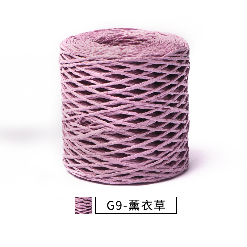 Natural Cotton Raffia Yarn 1mm 150m DIY Rope for Summer Sun Straw Hat Beach Bag Knitting Handbag Wrapping Craft: Nickel-Free White