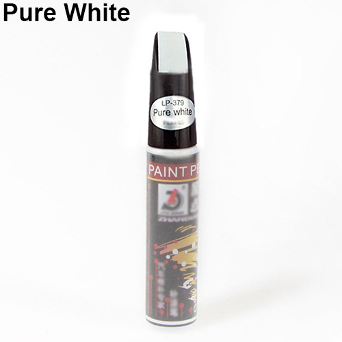 Universal Car Color Paint Repair Scratch Remover Colorful Paint Pen Touch Up Remover Applicator Tools Automobiles Paint Care: Pure White
