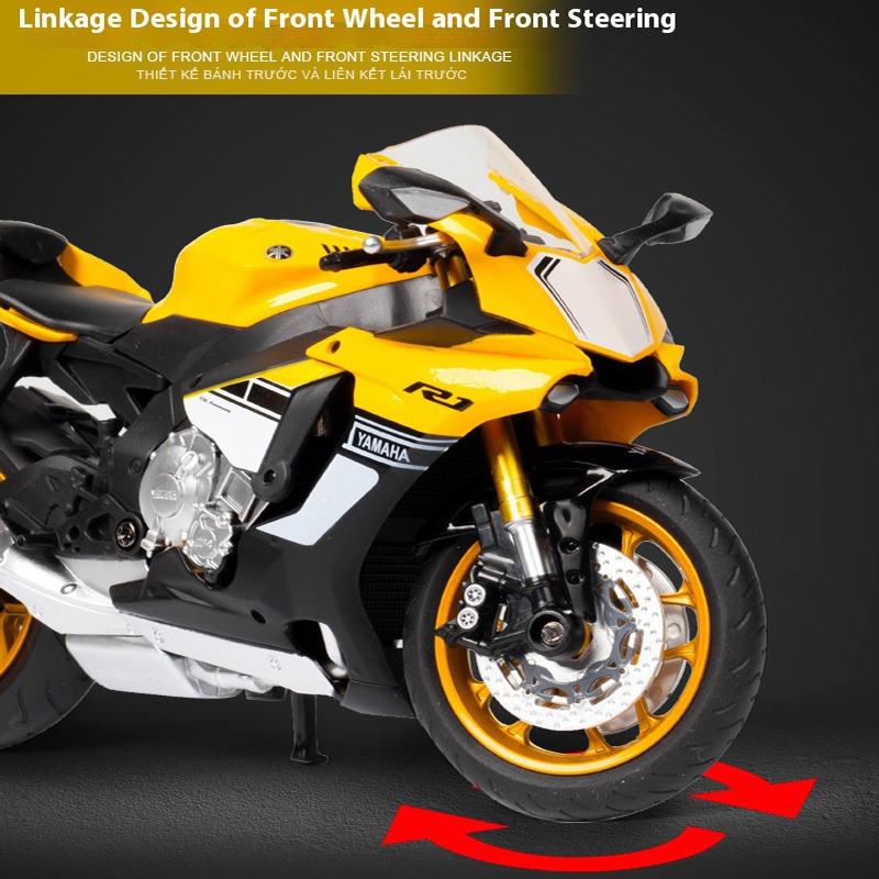 Accessori divertenti per la consolle centrale dell'auto, fantastici ornamenti da scrivania, decorazioni squisite in auto, modelli in lega di motociclette