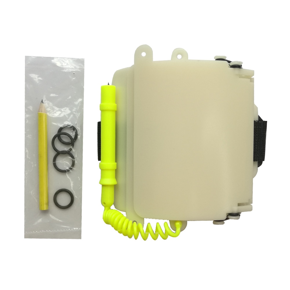 3 Panels Write Board Luminous Underwater Triple Scuba Diving Wrist Writing Slate With Pencil Arm