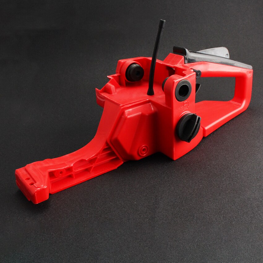 Tronçonneuse réservoir de carburant assemblage réservoir de carburant arrière poignée adaptée pour 52/58/59 scie à chaîne carburant gaz réservoir logement assemblage remplacement