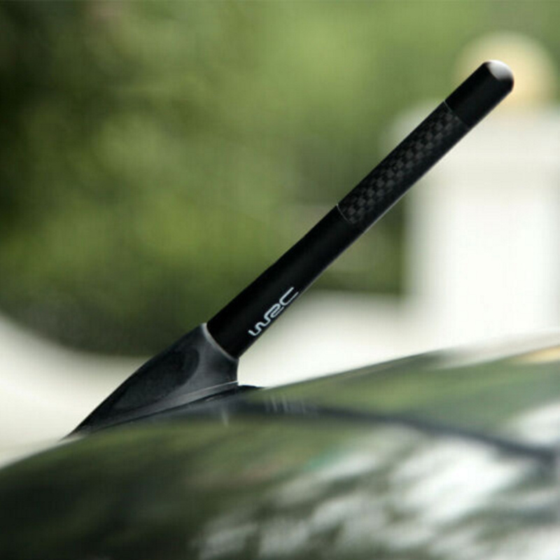 Antena de coche estilo WRC de fibra de carbono para Volkswagen VW Jetta MK5 6 Golf 4 5 6 7 CC Tiguan Passat B5 B6 b7 Polo