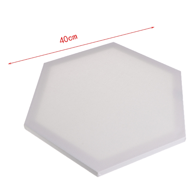 Hexagon Wood Framed Artist Blank Art Canvas Boards For Acrylic Oil Painting