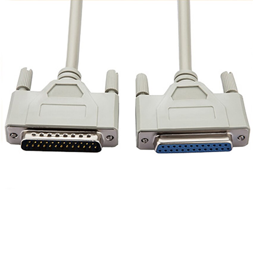 1.5/3 meter 25M-25F 25PIN Molding Parallelle Poort Verlengkabel DB25 Interface Man-vrouw Kabel Connector voor Printer