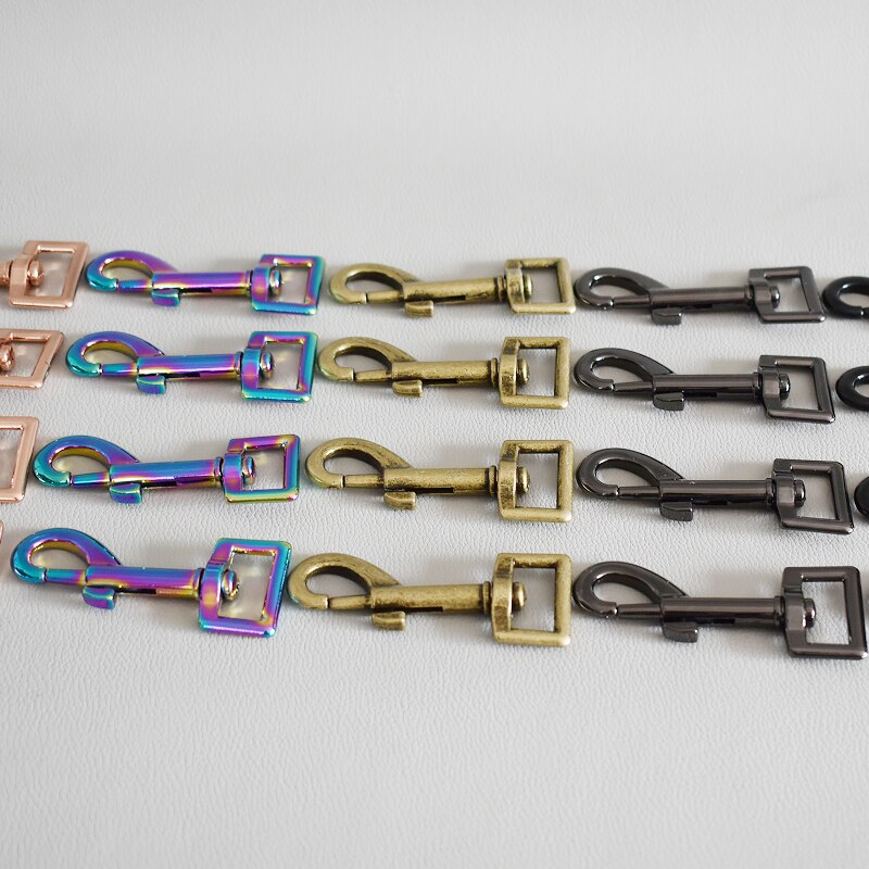 10 stuks/partij 20mm haak gesp voor hondenriem handtas bagage riem hardware diy accessoire milieu draaibare sluiting