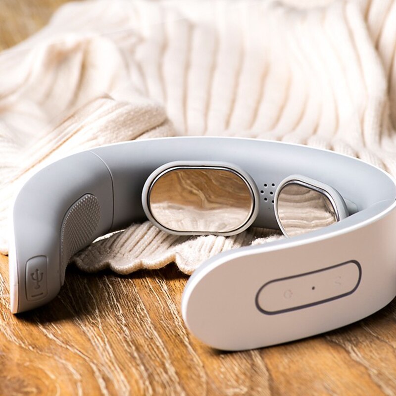 Masajeador eléctrico Shiatsu con forma de U de KONKA para espalda, cuello, hombro, cuerpo, masaje infrarrojo para coche/masajeador casero con caja de