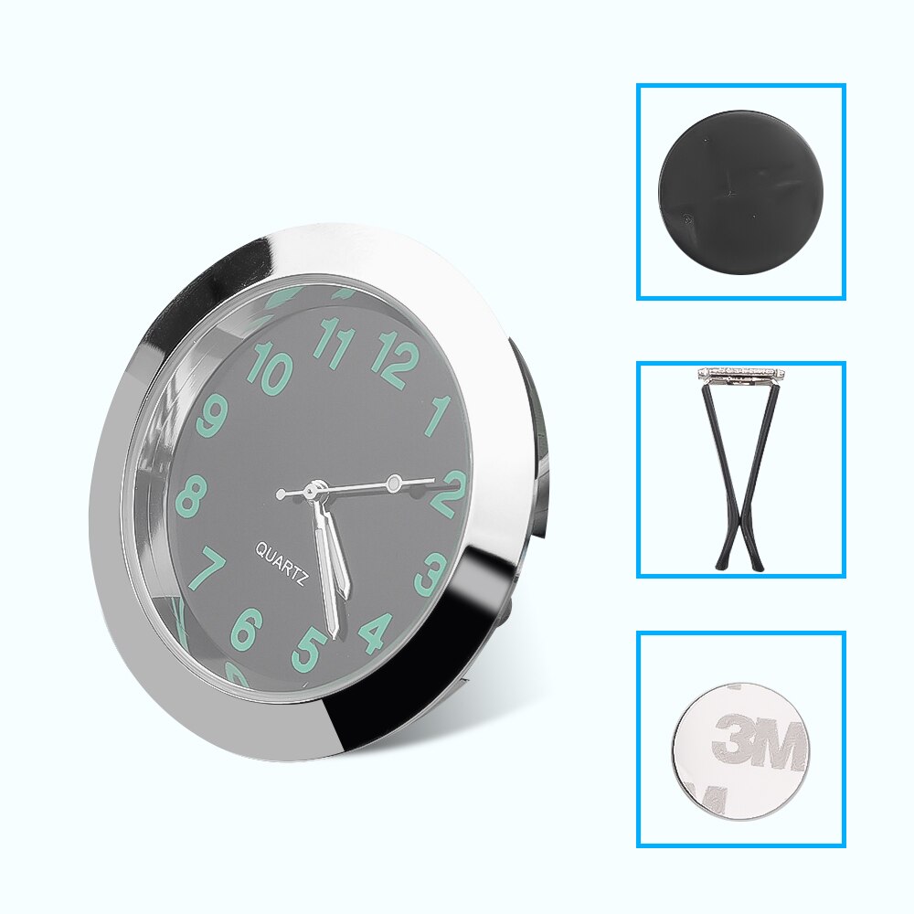 Car Air Vent Luminous Quartz Clock for Ford Focus 2 3 Mondeo MK4 Mustang Edge Kuga Fiesta Ecosport Fusion C-MAX Transit Ranger