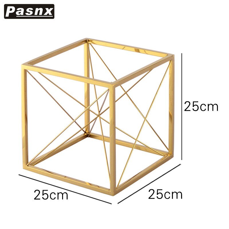 Dessert Fruit Cake Stand Metal Afternoon Tea Wedding Luxury Modern Candy Cake Display Stand Serving Plateau Tableware DG50TD