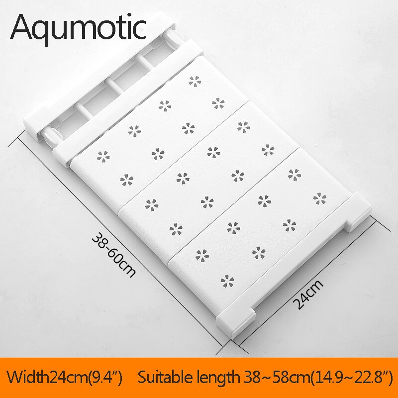 Aqumotic clapboard förvaringshylla teleskopisk demontera garderob lagerskåp hängbräda boardshoe partition: Orange