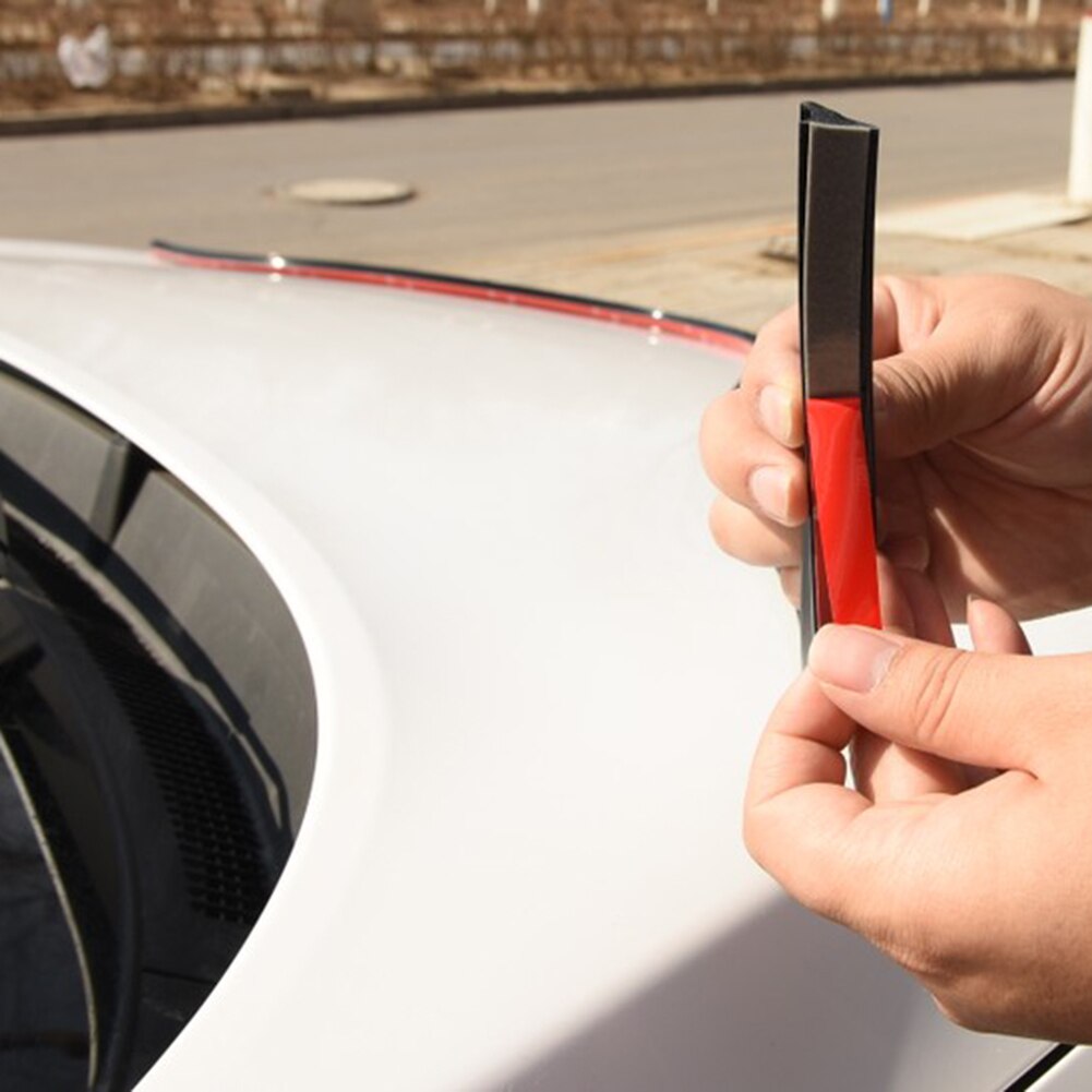 Voorruit Afdichting Strip 1.8M Auto Zwart Front Moulding Rubber Universele