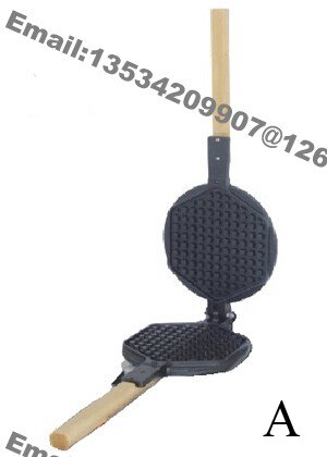 8" Stove Top Non-stick Waffle Iron Mold Pan