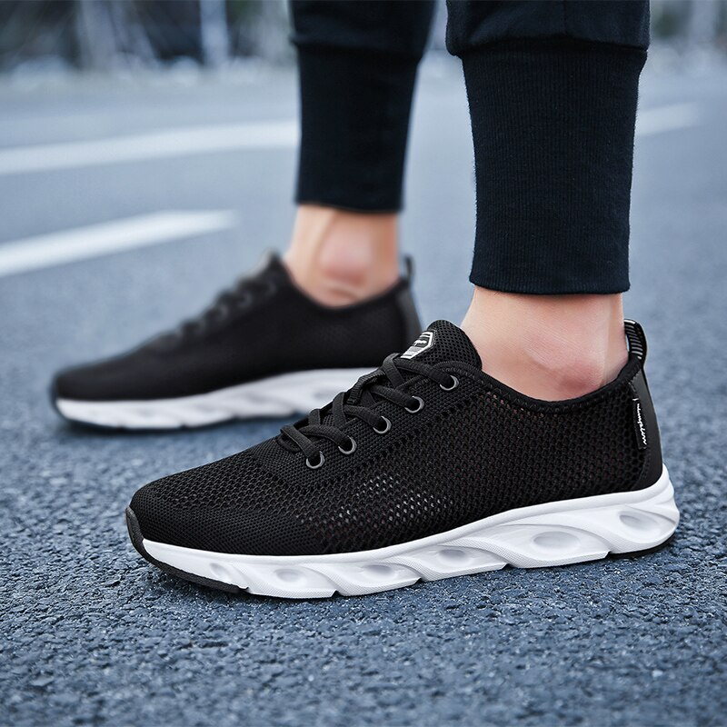 Zapatillas de deporte halvat lenkkarit fitness kävely pehmeät tennarit miesten tenniskengät tenis masculino hombre: Dw1 / 8