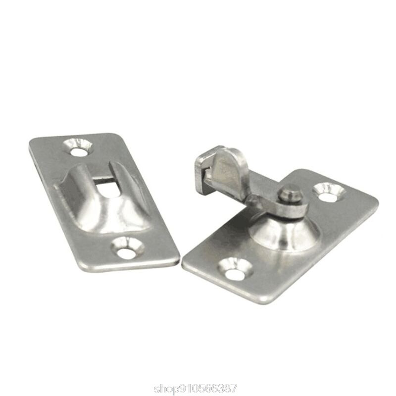 Mini 90 Degree Right Angle Buckle Hook Lock Bolt for Sliding Door Latch Bar Window Home Furniture Hardwa N26 20