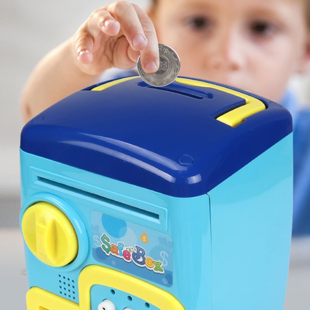 1 set of Electronic Piggy Bank Cartoon Deposit Box Interesting Safe Box