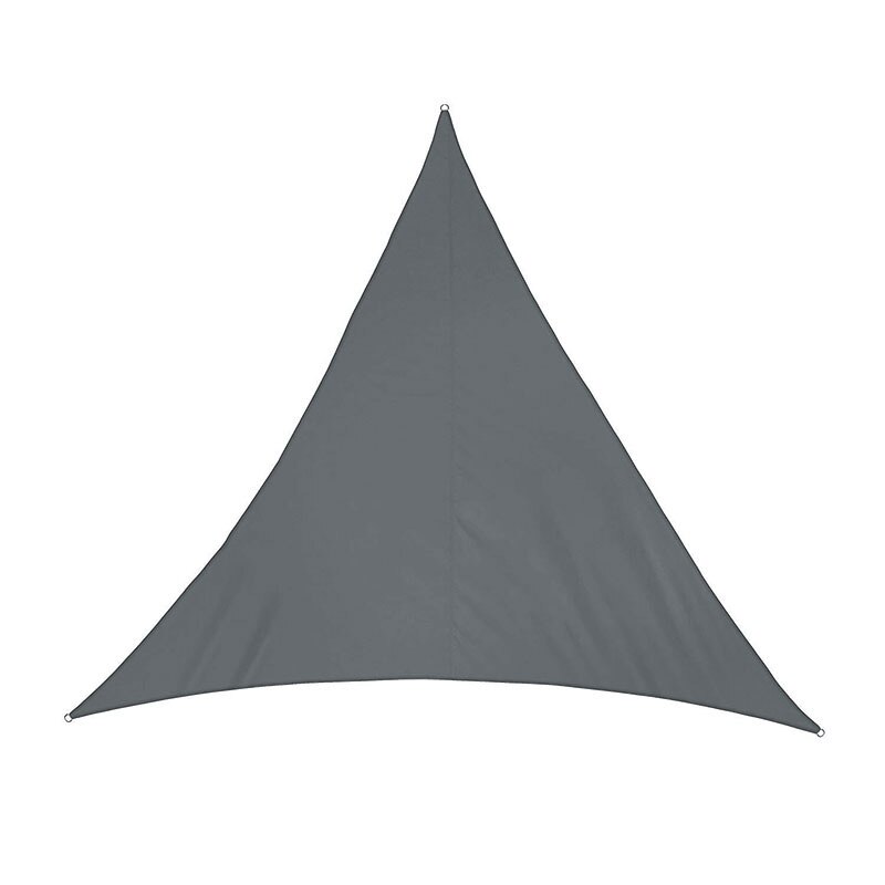 300d vanntette polyester trekant skygge seil hage terrasse baldakin svømming solseil camping tur gård seil markise: Grå