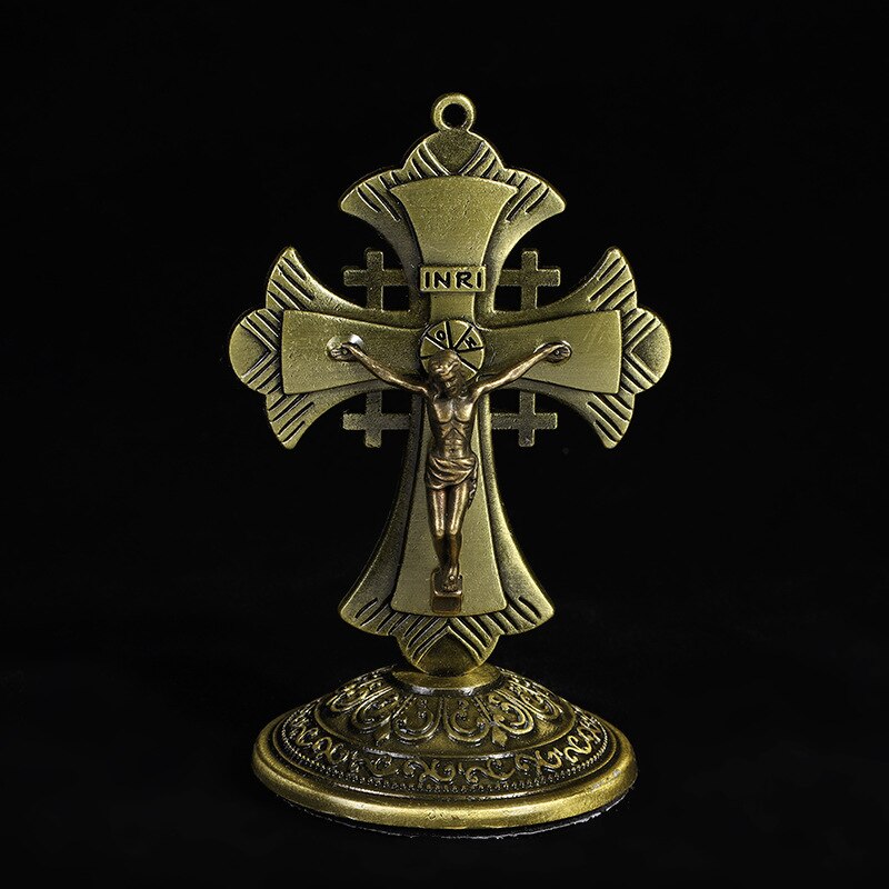 Jesus Cross Metalen Orthodoxe Pictogrammen Woondecoratie Jezus Christus Ambachten Home Decoratie Cross
