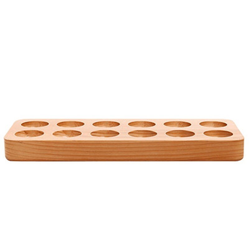 Caja de almacenamiento de huevos de madera de estilo Simple, bandeja de huevos de cocina para el hogar, organizador para el hogar, soporte para huevos, herramienta de cocina, accesorios de decoración