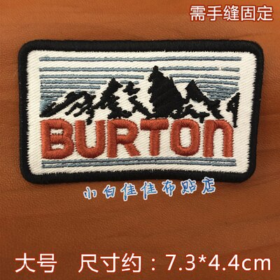 Kleding Decoratie Stok Doek Stok Bloem Borduurwerk Badge Snowboarden Sport Prachtige Hand Naaien