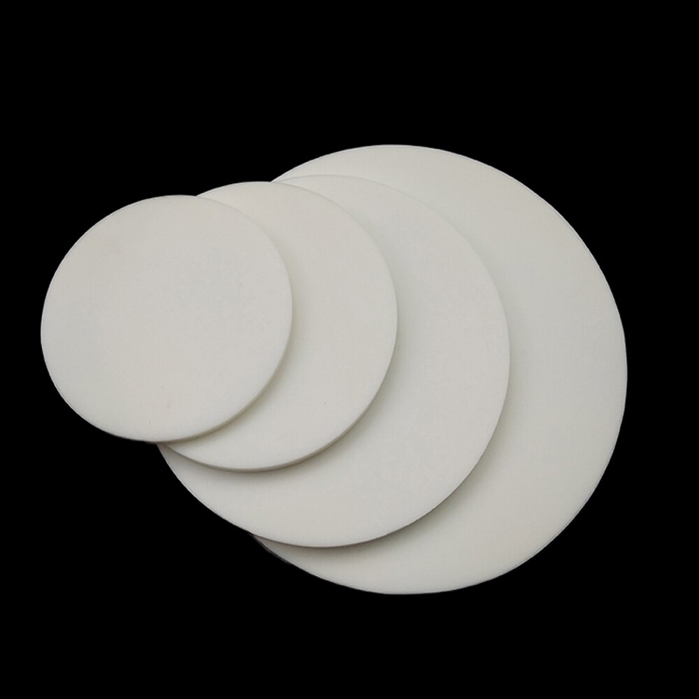 2pcs 3.5mm Thick Round Silicone Rubber Sheet Mat Diameter 21-83mm White/Black Seal Heat Resist Insulation Flat Gasket