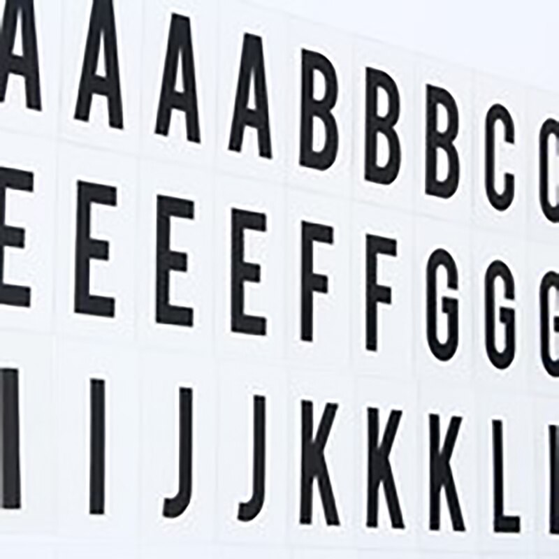 Cinematic Led Lightbox Replacement Letters &amp;Numbers Signs Black for A4 MagiGlow Light Up Letter Box Sign Message Board