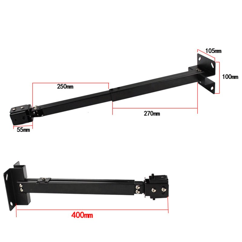 Black Universal Projector Stand Telescopic Adjustable Ceiling Ceiling Wall Mount