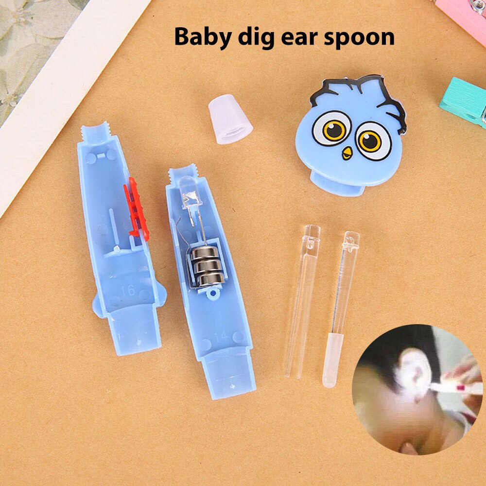 Cuillère à oreilles en plastique | Cuillère à oreille mignonne cuillère à oreille de bébé pour la directe sûre