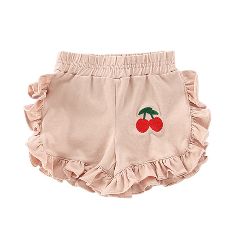 Style enfants filles pantalons amples été Cool bonbons couleur décontracté pantalons de plage Shorts: P / 5T