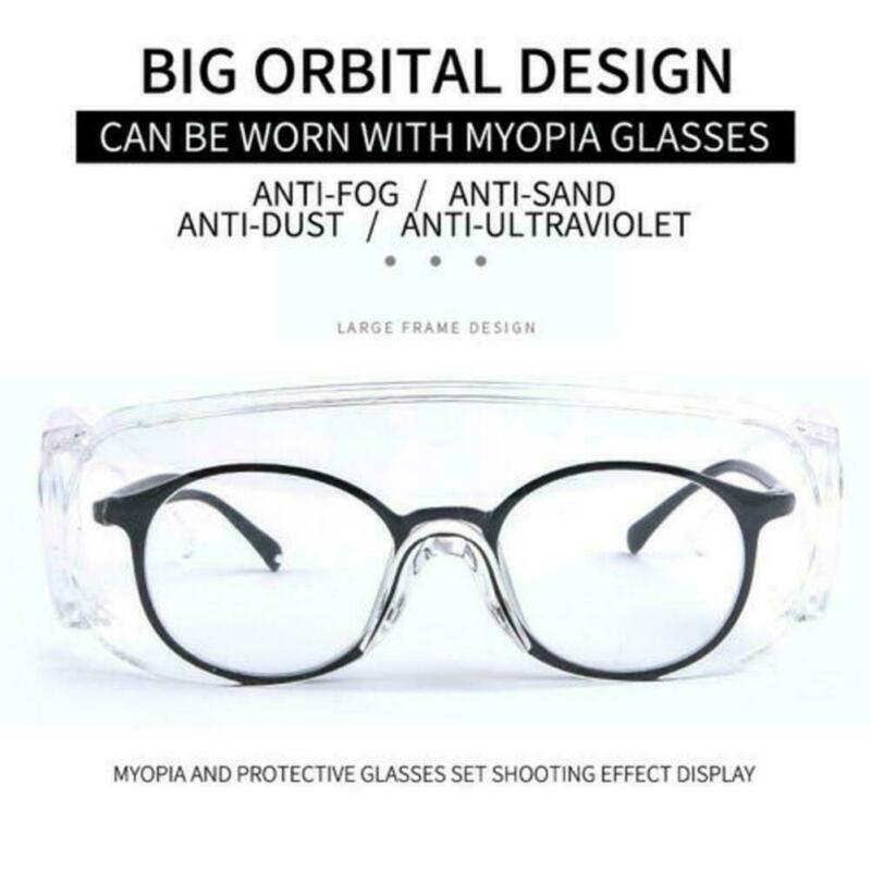 Chemistry Lab Protective Eye Goggles Safety Transparent Glasses Normal Anti Fog Dust Protection Fully Sealed