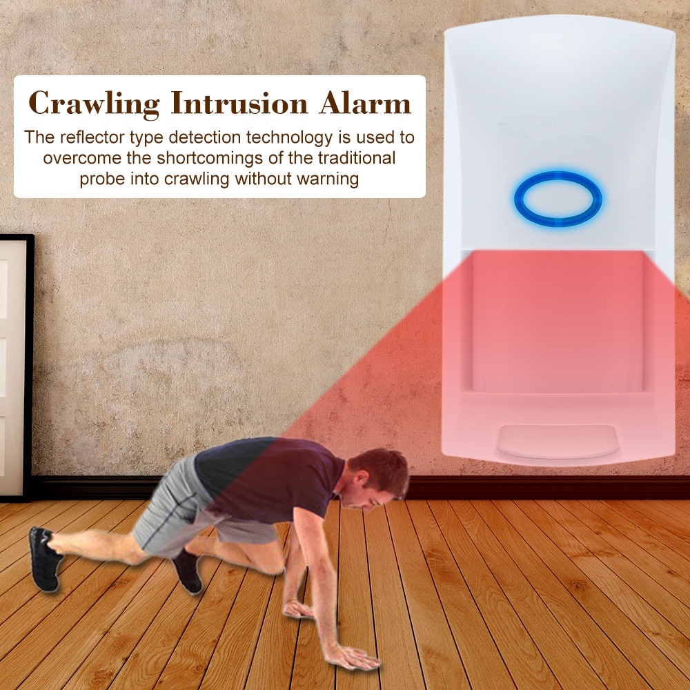 indoors Waterproof Wireless PIR sensor Infrared Motion Detector 433Mhz pet Immune Anti-Pet for Home Security Alarm System