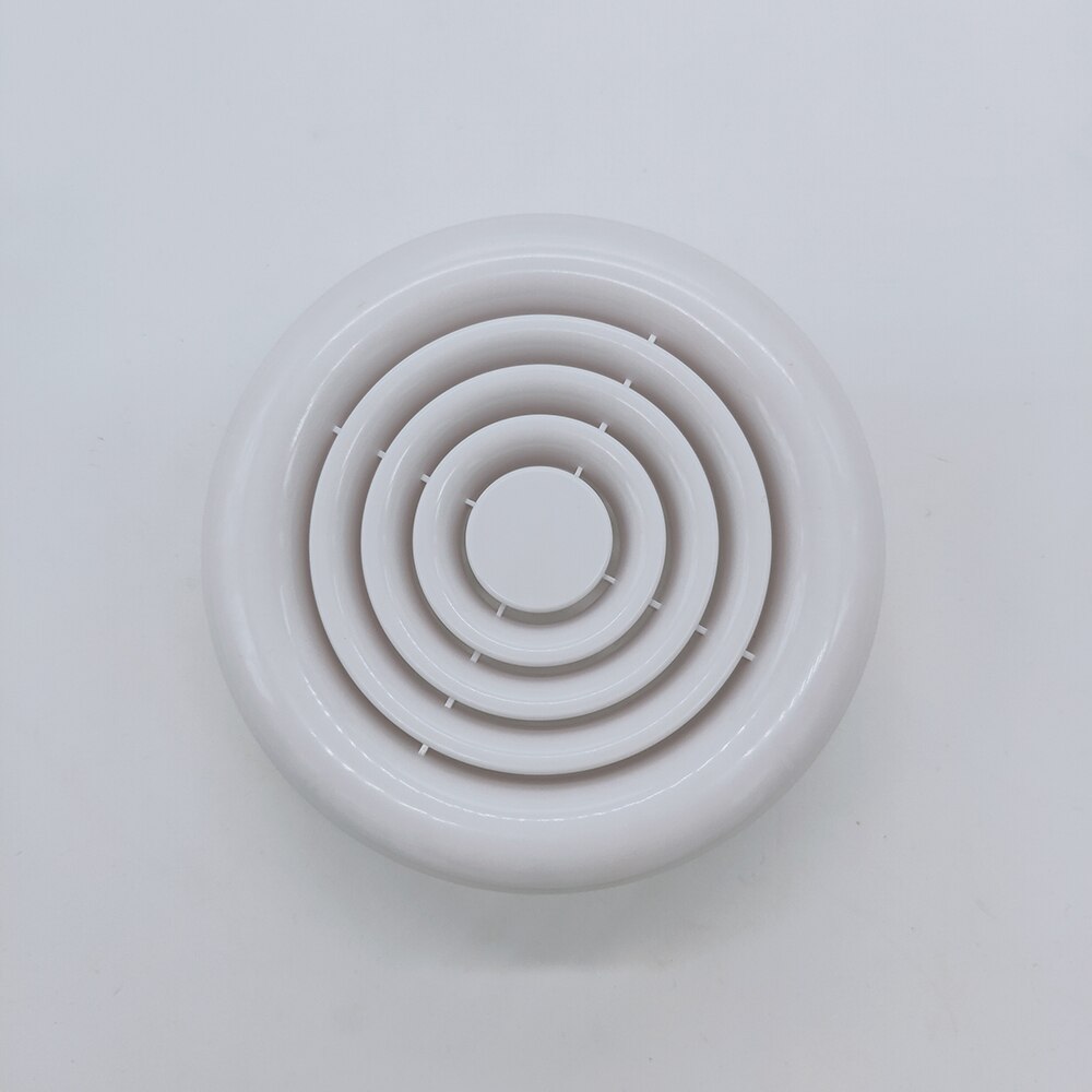 Good 100/150mm ABS Plastic Round Ventilation Grille Air Vent Cover Inlet Outlet Adjustable Exhaust and Intake Wall Vent Hood