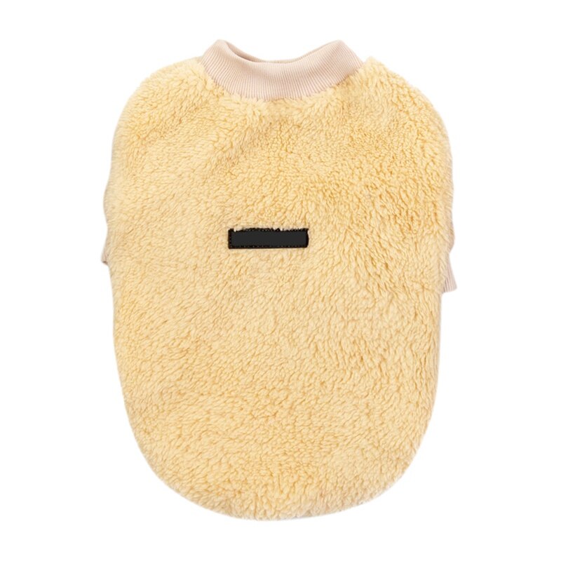 Warme Pet Dog Kleding Puppy Goud Fluwelen Jas Puppy Pet Kleding Hond Kleding Vest Kleding Chihuahua Jas S-XXL: A / L