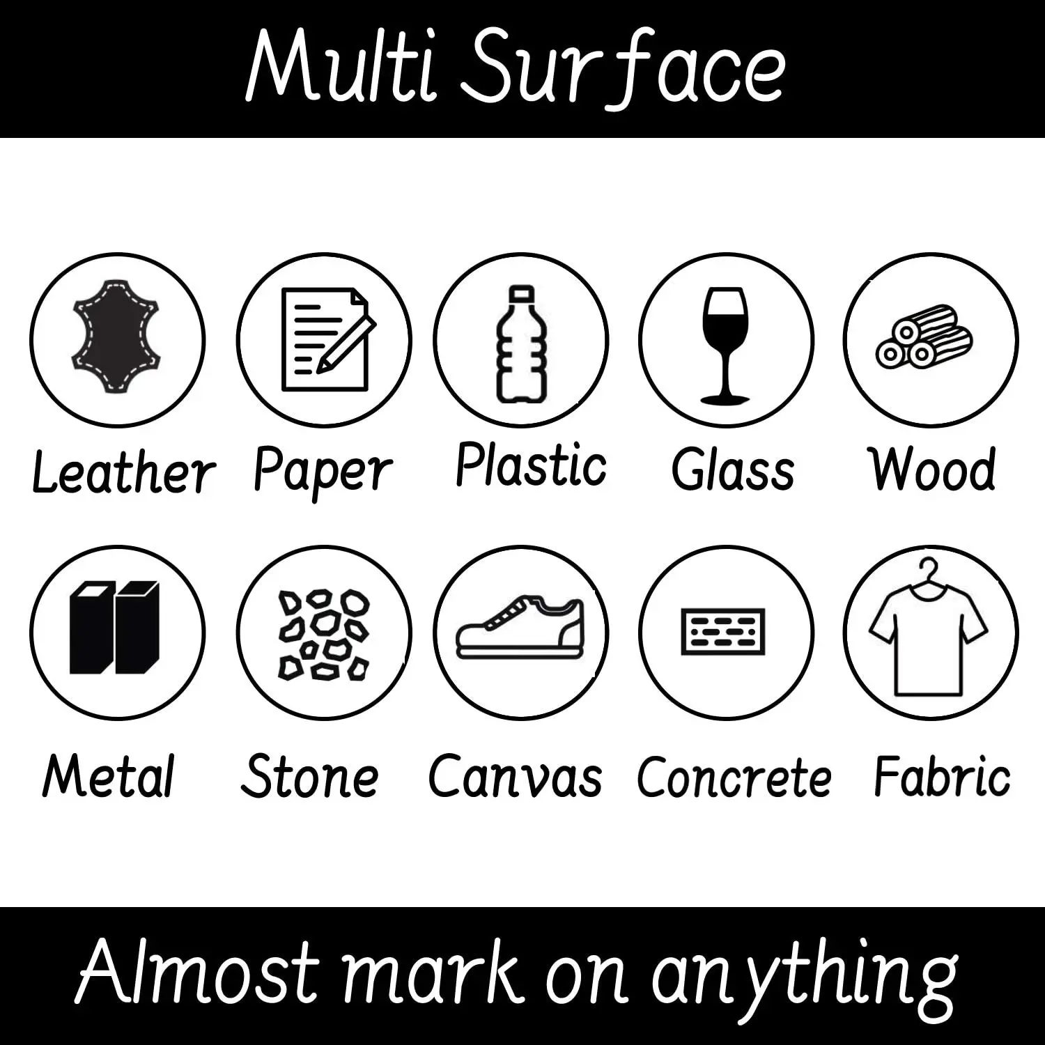 Pennarello permanente Pennarelli da disegno Nero Blu Rosso Penne per schizzi con inchiostro impermeabile Cancelleria Materiale scolastico per vetro Metallo