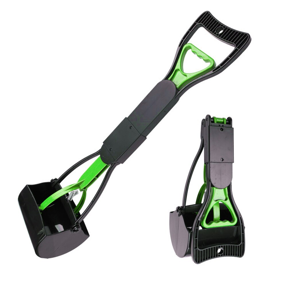 Recogedor de caca de perro plegable, limpiador en forma de pala para recoger residuos de mascotas, suministros para perros, 1 Uds.: 2
