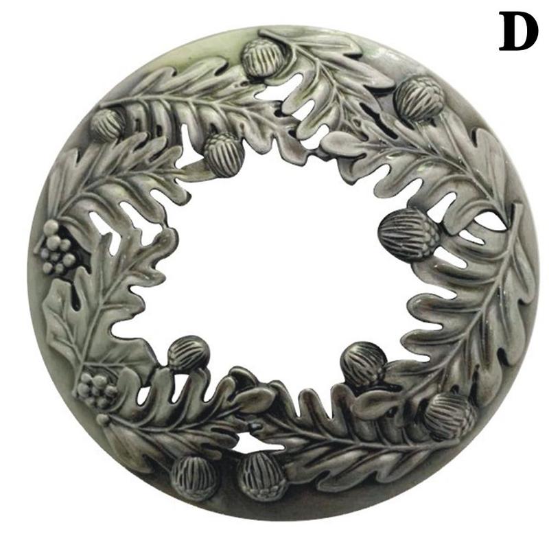 Couvercle de bougie en métal, 6.7cm, couverture de bougie en métal à manches, haut de décor de brûlure de maison, couvercle uniforme, accessoires: D