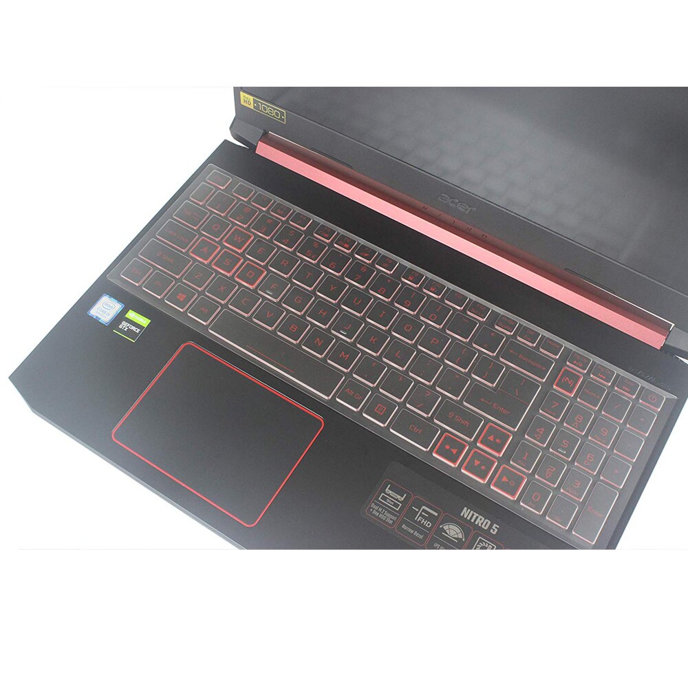 OVY Keyboard Covers for Acer Nitro 5 AN515-54 AN515-43 AN515-44 AN515-55 US layout TPU clear protector cover protective Film