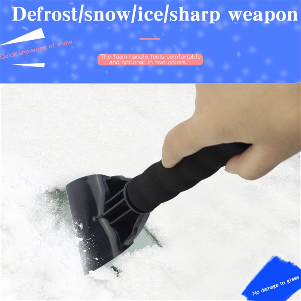 Auto Voorruit Ijskrabber Plastic Sneeuw Schop Borstel Sneeuw Removal Voor Auto &#39;S En Kleine Vrachtwagens Car Cleaning Accessoires