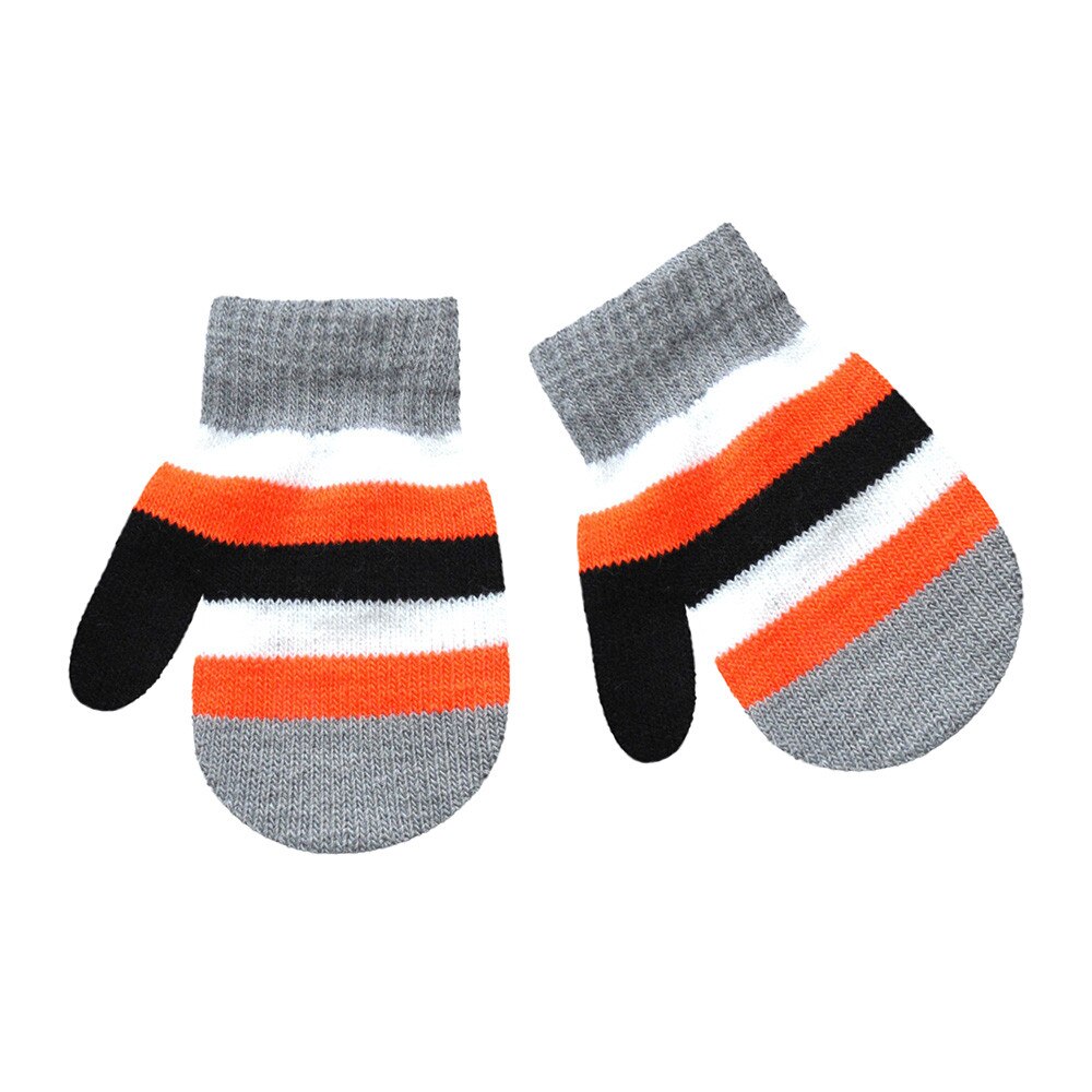 Infant Baby Cute Multicolor Print Girls Boys Of Winter Warm Gloves