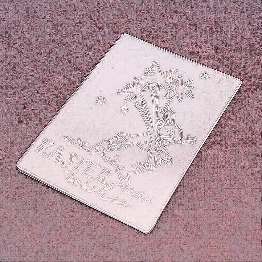 plastic clock template easter craft card making paper card album wedding decoration clip Embossing folders