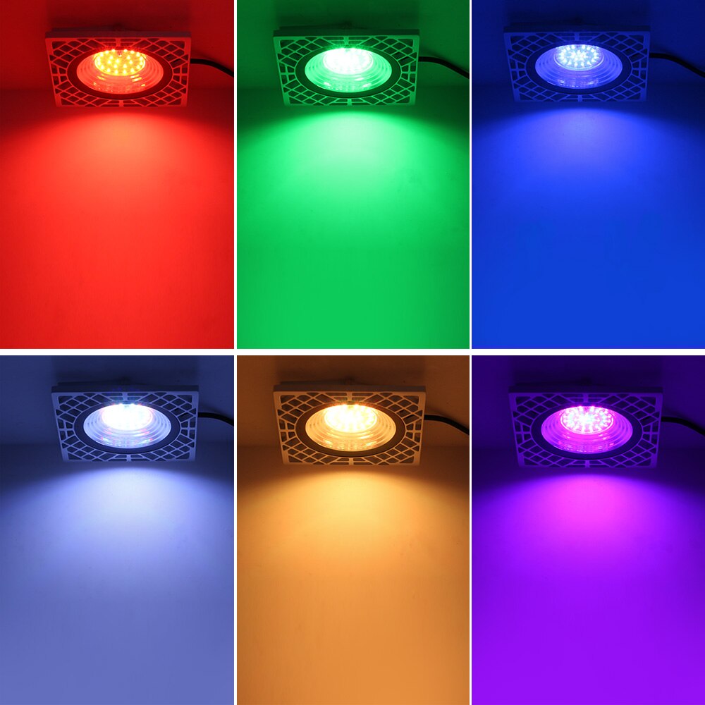 RGB LED Floodlight With Remote Control AC220V Outdoor Lighting IP66 Waterproof Led Spotlight Projector Streetlight Street Lamp